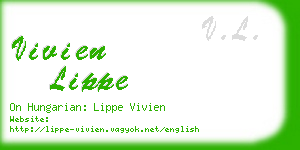 vivien lippe business card